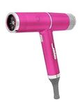 Zenten Salon Professional T-Shape New Concept Ultra Liteweight Hair Dryer 1800w HOT Pink with 2 nozzles and a diffusser Ideal Travel Hair Dryer …