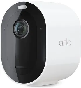 Arlo Pro 5S Spotlight Security Camera 2K HDR | Outdoor | Wire-Free with Spotlight | Dual-Band Wi-Fi Connects to the Strongest Network | 12X Zoom, 2-Way Audio, Color Night Vision, Live Stream White