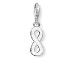 Thomas Sabo Women Charm Pendant Infinity Charm Club 925 Sterling Silver 1134-001-12