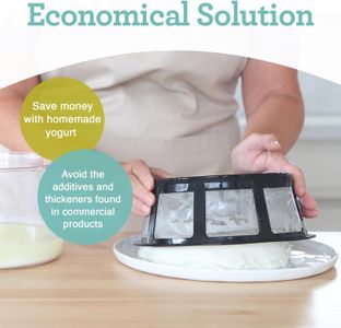 Euro Cuisine Greek Yogurt Maker – Homemade Yogurt Machine