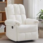 Korser Recliner Chair, Swivel Rocke
