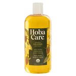 HobaCare Organic Jojoba Oil - 100% Pure, Unrefined Jojoba Oil Cold Pressed for Scalp & Nails - Natural Jojoba Oil for Hair & Beard Care (16 fl oz / 473 ml)