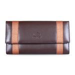 The Clownfish Veronica Womens Wallet/Purse/Clutch (Chocolate Brown)