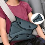 Kids Car Seat Belt Adjuster Universal Seat Belt Safety Cover Harness Strap Adjuster Pad Shoulder Neck Triangle Positioner Child Seat Belt Adjustment Holder Adult Seat Belt Clip Safety Belt Protector