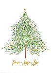 Tree of Festive Wishes Small Boxed Holiday Cards (20 cards, 21 self-sealing envelopes)