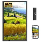 FANGOR 21.5" Large Digital Picture Frame, WiFi Digital Photo Frame 1920 * 1080 FHD IPS Display with Remote Control, 32GB Auto-Rotate Smart Frame Wall Mounted, Share Photos/Videos Via Uhale App/USB/SD
