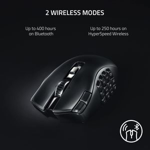 Razer Naga V2 HyperSpeed Wireless Gaming Mouse – Ergonomic, Multi-Button