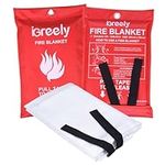 iGreely 2 Pack Fire Blanket, Fiberg