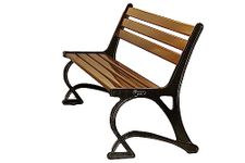 VENUSTO Cast Iron 3 Seater Garden Bench for Indoor & Outdoor |Heavy Duty Rust Proof & Weather Proof Seating Bench for Indoor, Outdoor, Garden, Porch & Patio- Black & Brown