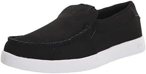 DC Men's Villain 2 Skate Shoe, Black/Black/White, 10