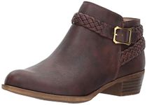 LifeStride Women's Adriana Ankle Bootie, Brown, 6 UK