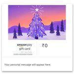 Amazon Pay eGift Card - Christmas Gift card -Purple Christmas tree