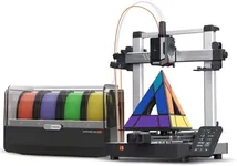 Anycubic Kobra 3 V2 Combo 3D Printer, Smart Multicolor Printing Up to 600mm/s Print Speed, Active Filament Drying Enhanced Auto-leveling for Higher Success Rates, 10.0'' x 10.0' x 10.2'' Printing Size