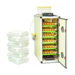 CT180SH Egg Incubator with Automatic Egg Turning & Perfect Humidity Controls, Set & Forget Design, Cabinet Incubators for Hatching Eggs, Incubate and Hatch 180 Chicken Eggs | Hatching Time