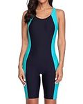 ATTRACO Ladies One Piece Swimming Costumes Tummy Control Racerback Swimsuit