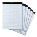 AmazonBasics Quad Ruled Graph Paper Pad, Letter Size 8.5" x 11", 6-Pack