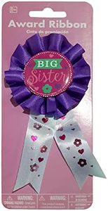 amscan- Big Sister Nastro Premio, Floreale, Come Mostrato, 210462