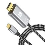 USB C to HDMI Cable, CLDAY USB Type-C to HDMI Cable Thunderbolt 3 Port 4K for New MacBook/pro iPad Pro 2018 iMac Chromebook Pixel Dell XPS 13/15 Galaxy S8/S9 S8/S9 Plus Note8(6ft)