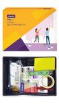 Asian Paints EzyCR8 TruCare DIY Self Painting Kit for Walls and Other Surfaces with Free Stencil (Paint Roller, Paint Brush, Painting Tray, Sponge, Masking Tape)