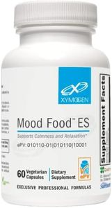 XYMOGEN Mood Food ES - Supports Calmness, Relaxation and a Healthy Mood with Active Folate, B Vitamins, 5-HTP, GABA, Minerals, Suntheanine L-Theanine, Selenium (60 Capsules)