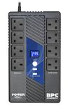 BPC Energy UPS Power Supply UK - 1000VA UPS with 8 Outlets - UK Plug BS1363A - Surge Protected | Reliable Computer Uninterruptible Power Supply Units for Home & Office