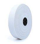 Craft Affair | Woven Elastic Band (25 Meters, 1.25 inch) White Elastic Cord Heavy Stretch High Elasticity Knit Elastic Band, Ideal for Tailoring/Sewing, Boutique, Stitchin