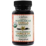 LorAnn Organic Pure Madagascar Vanilla Bean Paste 4oz (118ml) - Rich Flavor, Real Seeds, Ideal for Baking, Desserts, Cooking, Pure Madagascar Bourbon Vanilla, Gluten-Free, Non-GMO