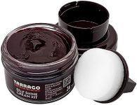 Tarrago Self Shine Cream Kit 50 ml | Self Shiny Wax Cream for Shoes | Suitable for Leather and Faux Leather | Case for Shoes, Dark Burgundy (26)