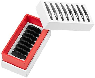 Set of 8 Satin Black Hi-Fi Spike Shoes Isolation Pads By Soundbass