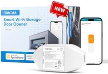 meross Smart Garage Door Opener Remote, Compatible with Apple HomeKit, Amazon Alexa, Google Assistant, CarPlay and SmartThings, Enhanced Compatibility, New Version