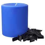 Blue Candle Dye - Made in The USA - Candle Making Dye for 25 lb of Wax - Easy to use - Highly Concentrated - Candle Dye for Soy Wax, Paraffin Wax, Beeswax, or Other Natural Wax