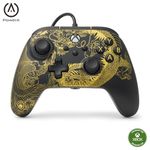 PowerA Advantage Wired Controller for Xbox Series X|S – Dragon & Phoenix, gamepad, wired video game controller, gaming controller, USB-C, Works with Xbox One, Officially Licensed