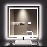 LOAAO 36X36 LED Bathroom Mirror wit