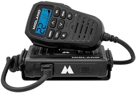 Midland – MXT275 MicroMobile® GMRS Radio – 15 watts Two-Way Radio with Integrated Control Microphone – Overland Caravanning Tractors – Detachable External Magnetic Mount Antenna - 8 Repeater Channels