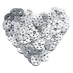 100 Pcs Easy Fix Washers, 35mm Diameter Galvanised Steel Fixing Washers for Insulation Thermoboard Backer Boards