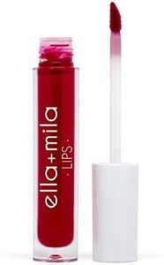 ella+mila You Red My Mind Velvet Matte Liquid Lipstick - Moisturizing Red Matte Lipstick with Vitamin E - Lightweight, Non-Sticky & Long Lasting Lipstick - Cruelty-Free Vegan Matte Red Lipstick (4ml)