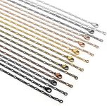 LANBEIDE 40 Packs 10 Colors Brass N
