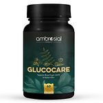 Ambrosial Glucocare | Bitter Melon | Neem | Black Plum (Jamun) | Sugar & Diabetes Support | Helps in Balancing Blood Sugar | 100% Natural Ingredients | 60 Tablets