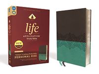 Niv, Life Application Study Bible, Third Edition, Personal Size, Leathersoft, Gray/Teal, Red Letter Edition: New International Version, Gray/Teal, Leathersoft, Personal Size: Red Letter Edition