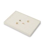 Oirlv Velvet Ring Tray Jewellery Organiser Tray Ring Display Tray for Ring Earrings Stud Display and Organiser