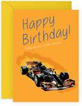 Birthday Card For Men - F1 Race Car