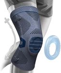 NEENCA Professional Knee Brace for Pain Relief, Medical Knee Compression Sleeve, Knee Support with Horizontal Knit Tech for Meniscus Tear, ACL, Arthritis, Joint Pain, Runner, Workout- FSA/HSA APPROVED