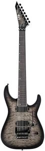 ESP LTD M-1007B 7-string Baritone Electric Guitar - Charcoal Burst Satin