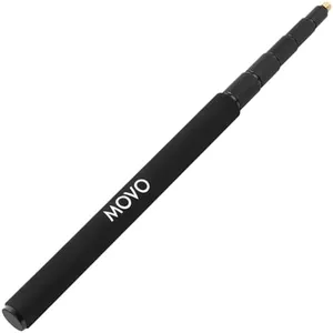 Movo CMP-17 Professional 9.8' Aluminum Boom Pole for Shotgun Microphones – Compatible with Rode NTG Series, Sennheiser MKE600, Audio-Technica AT875R & More