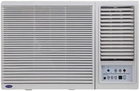 Carrier 2 Ton 3 Star Window Fixed Speed AC(Copper, Dust Filter & Turbo Mode, 2024 Model, Estrella Ex,CAW24EC3R32F0,White)