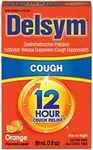 Delsym Cough Relief Medicine, Powerful Cough Relief for 12 Good Hours, Cough Suppressing Liquid, 1 Pharmacist Recommended, Orange Flavor Adult 3 Fl Oz (Pack of 1)