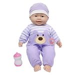 JC Toys 35018 ‘Lots to Cuddle Babies’ Asian 20" Purple Soft Body Baby Doll and Accessories