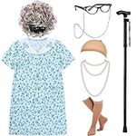 EBYTOP Old Lady Costume for Kids, 1