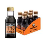 Kikkoman Teriyaki BBQ Honey Sauce, 250ml (Pack of 6)