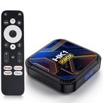 CHROX Android 13.0 TV Box,Smart TV Box RK3258 Quad-Core 64-Bit ARM Cortex-A53 Support 8K/4K 2.4/5.0Ghz WIFI BT4.0 100/1000M Ethernet HDMI 2.0 H.265 Set Top Box,4GB+64GB